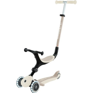 Koloběžka Globber - Go-Up Active Lights Ecologic 3v1, Coconut