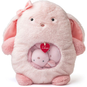 Lumpin - Zajíček s mláďátky v bříšku, 38cm