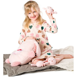 Lumpin - Zajíček s mláďátky v bříšku, 38cm