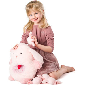 Lumpin - Zajíček s mláďátky v bříšku, 38cm
