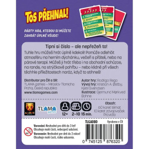 Společenská hra - Tos přehnal!