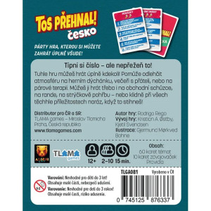Společenská hra - Tos přehnal! - Česko