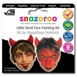 Snazaroo - Sada 3 barev na obličej, Čert