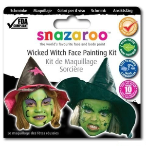 Snazaroo - Sada 3 barev na obličej, Čarodějnice