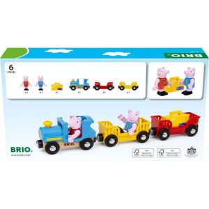 Vláčkodráha vláček - Prasátko Peppa Pig (Brio)