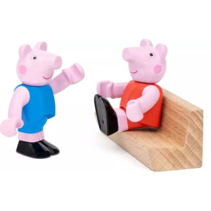 Vláčkodráha Brio - Prasátko Peppa Pig, 18 dílů