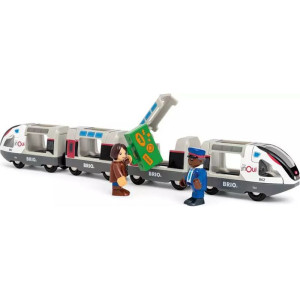 Vláčkodráha vláček - Edice světové vlaky, TGV rychlovlak (Brio)