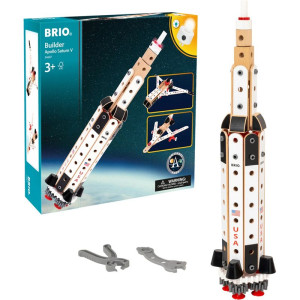 Stavebnice montážní - Builder, NASA Apollo Saturn V 91 dílků (Brio)