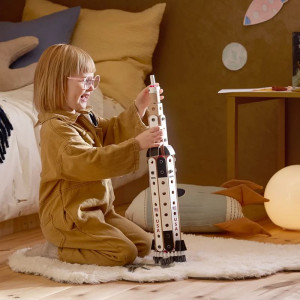 Stavebnice montážní - Builder, NASA Apollo Saturn V 91 dílků (Brio)