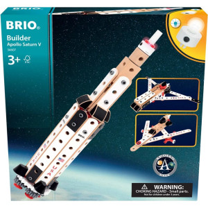 Stavebnice montážní - Builder, NASA Apollo Saturn V 91 dílků (Brio)