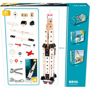 Stavebnice montážní - Builder, NASA Apollo Saturn V 91 dílků (Brio)