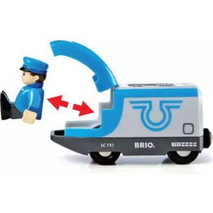 Vláčkodráha mašinka - Elektrická s pohonem, Cestovní souprava na baterie (Brio)