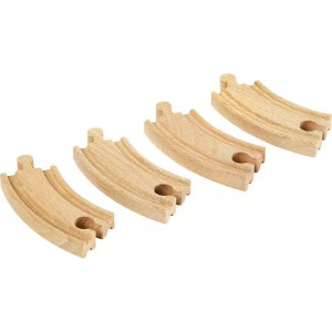 Vláčkodráha koleje - Zatáčka krátká, 4ks (Brio)