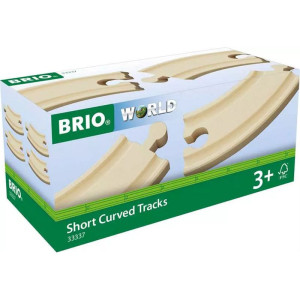 Vláčkodráha koleje - Zatáčka krátká, 4ks (Brio)