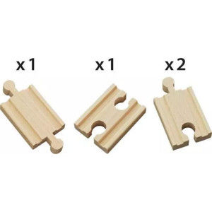 Vláčkodráha koleje - Propojovací, 4ks (Brio)