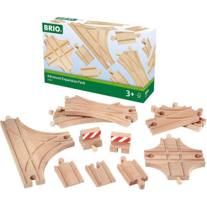 Vláčkodráha set kolejí - Rozšiřující sada, 11ks (Brio)