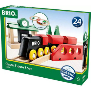 Vláčkodráha Brio - Osmička Classic, 22 dílů