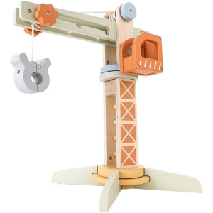 Jeřáb - Dřevěný s příslušenstvím (2Kids Toys)
