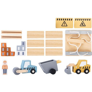 Jeřáb - Dřevěný s příslušenstvím (2Kids Toys)