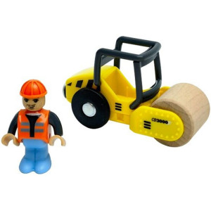 Vláčkodráha auta - Sada stavebních strojů s figurkami (2Kids Toys)