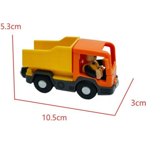 Vláčkodráha auta - Sada stavebních strojů s figurkami (2Kids Toys)