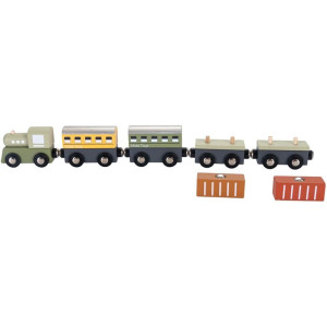 Vláčkodráha vláček - Dřevěný 2v1 (2Kids Toys)