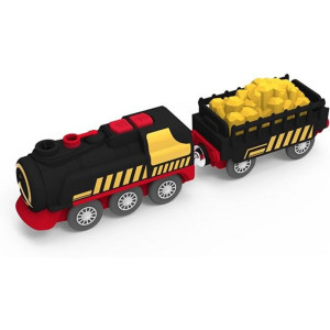 Vláčkodráha mašinka - Elektrická s pohonem, Parní vlak s funkcí páry (2Kids Toys)