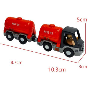 Vláčkodráha auta - Sada popelářských vozidel s figurkami (2Kids Toys)