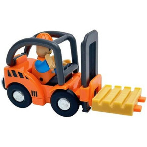 Vláčkodráha auta - Sada stavebních vozidel s figurkami (2Kids Toys)