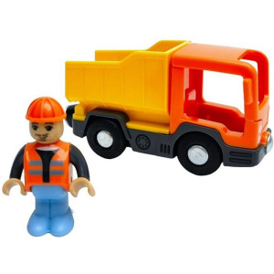 Vláčkodráha auta - Sada stavebních vozidel s figurkami (2Kids Toys)