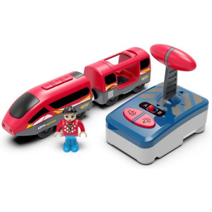 Vláčkodráha mašinka - Elektrická s pohonem, Vlaková souprava s ovladačem (2Kids Toys)