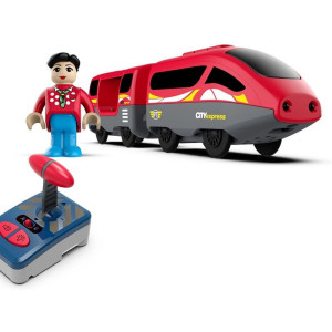 Vláčkodráha mašinka - Elektrická s pohonem, Vlaková souprava s ovladačem (2Kids Toys)