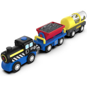Vláčkodráha mašinka - Elektrická s pohonem, Parní vlak nákladní (2Kids Toys)