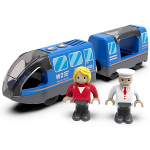 Vláčkodráha mašinka - Elektrická s pohonem, Městký vlak modrý (2Kids Toys)