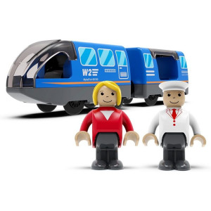 Vláčkodráha mašinka - Elektrická s pohonem, Městký vlak modrý (2Kids Toys)