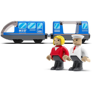 Vláčkodráha mašinka - Elektrická s pohonem, Městký vlak modrý (2Kids Toys)