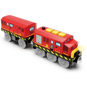 Vláčkodráha mašinka - Elektrická s pohonem, Posunovací vlak čevený (2Kidds Toys)