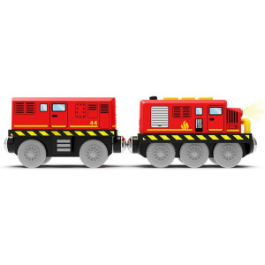 Vláčkodráha mašinka - Elektrická s pohonem, Posunovací vlak čevený (2Kidds Toys)