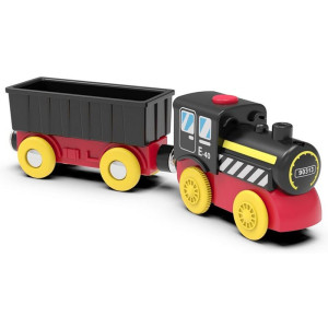 Vláčkodráha mašinka - Elektrická s pohonem, Parní vlak s vagónem (2Kids Toys)