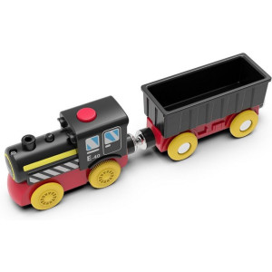 Vláčkodráha mašinka - Elektrická s pohonem, Parní vlak s vagónem (2Kids Toys)
