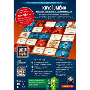 Společenská hra - Krycí jména (Nová verze 2025)