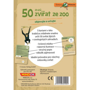 Zkoumání přírody - Expedice příroda: 50 druhů zvířat ze ZOO