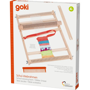 Tkalcovský dětský stav - Dřevěný výška 39cm (Goki)