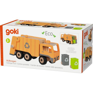 Auto - Dřevěné popelářské velké (Goki)