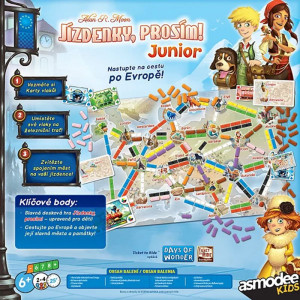 Společenská hra - Jízdenky, prosím! Junior
