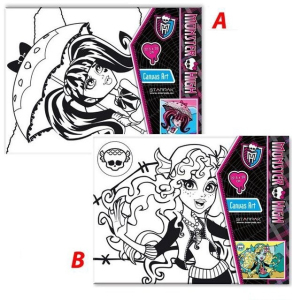Malování obrazu - Malířská sada, Monster High - A