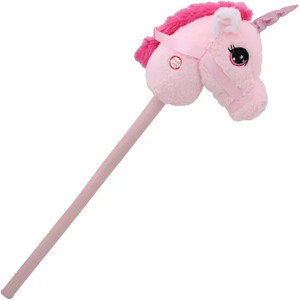 Koňská hlava na tyči - Hobby horse jednorožec se zvukem (Toybox)