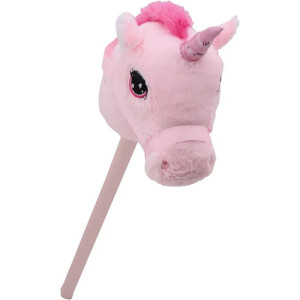Koňská hlava na tyči - Hobby horse jednorožec se zvukem (Toybox)