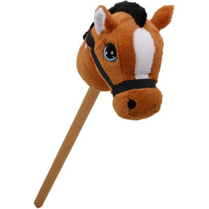 Koňská hlava na tyči - Hobby horse hnědák se zvukem (Toybox)