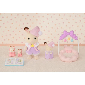 Sylvanian Families - Set, Chocolate králíčci spící sourozenci